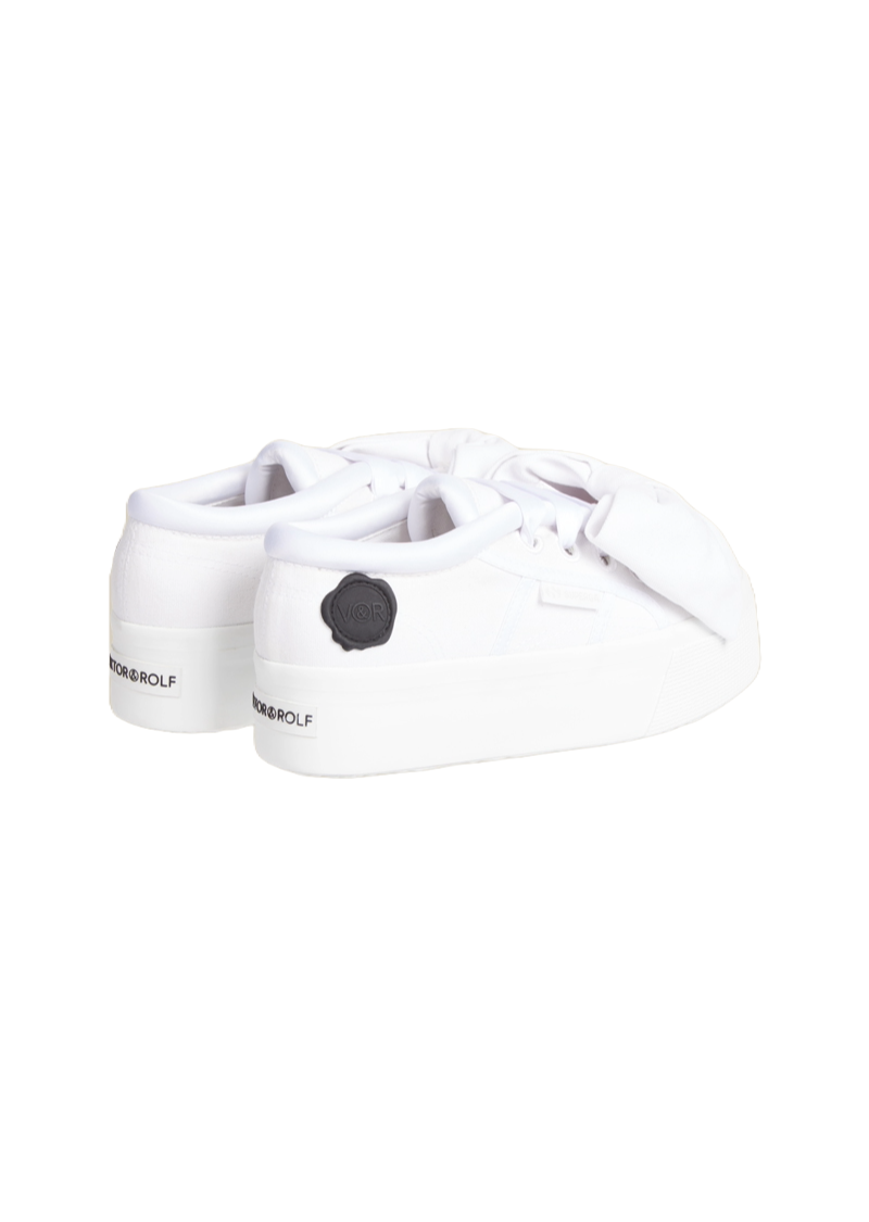 Viktor & Rolf-SUPERGA PLATFORM BOW SNEAKER-Sneaker-Black-Deal-Outlet-by-ARCHIVIST