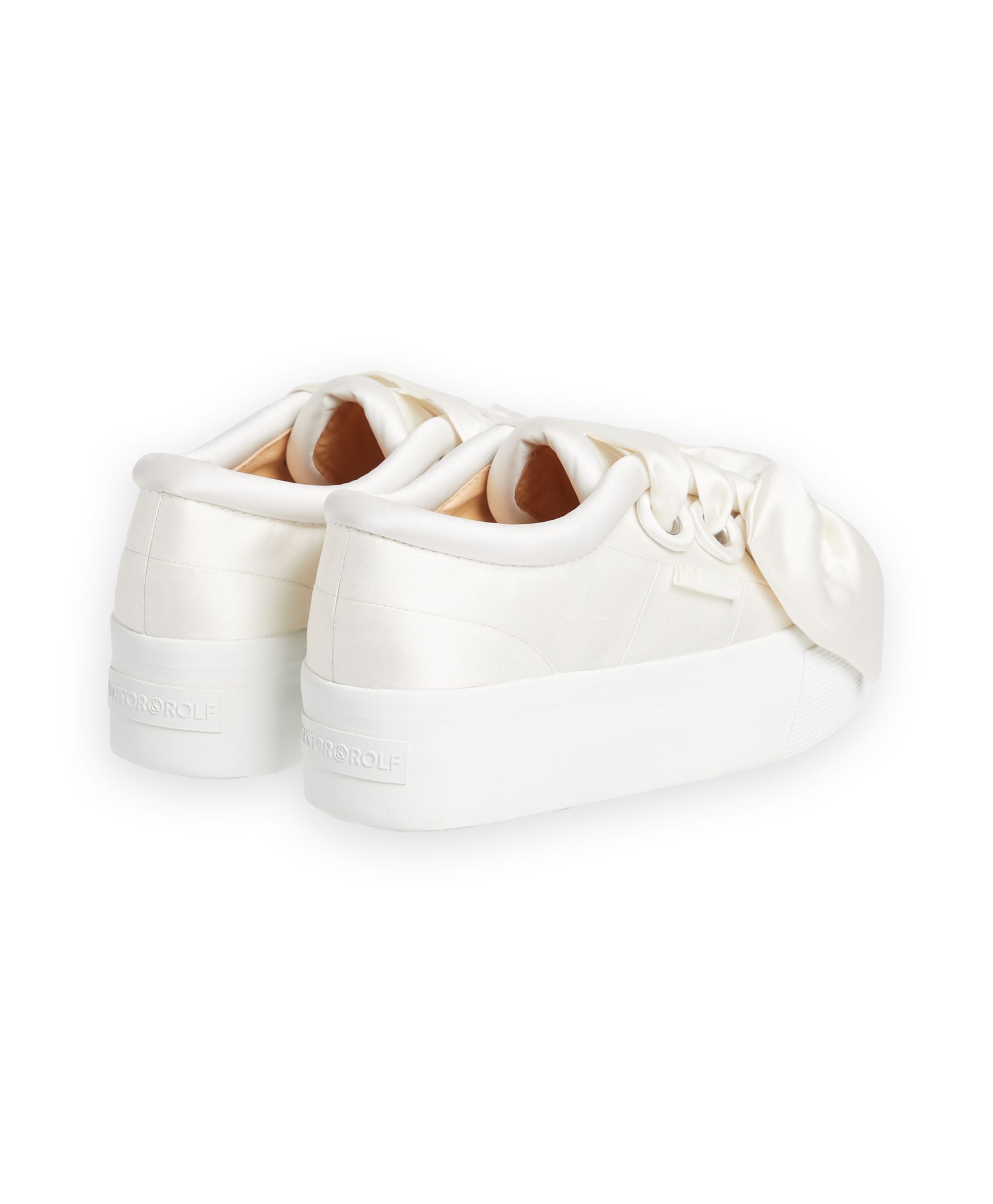 Viktor & Rolf-SUPERGA SATIN BOW SNEAKER-Sneaker-Black-Deal-Outlet-by-ARCHIVIST
