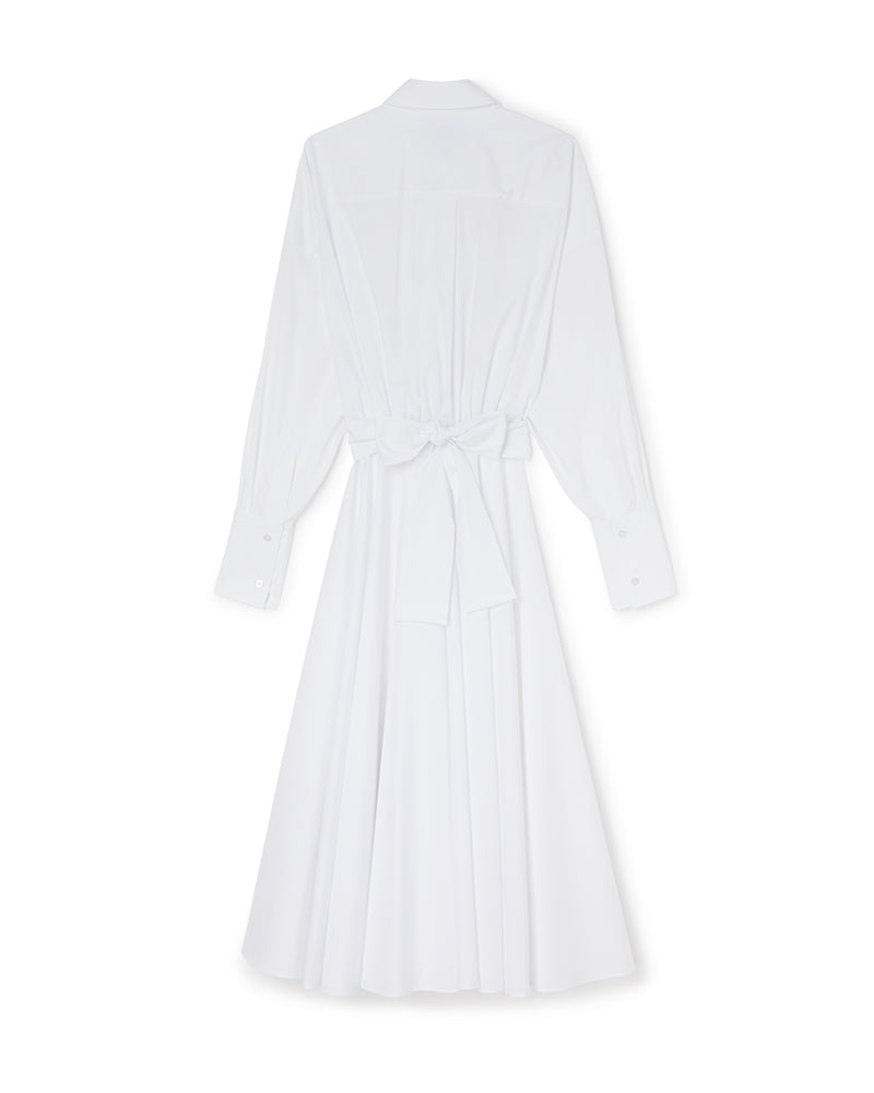 Viktor & Rolf-FIT AND FLARE SHIRT WRAP DRESS-Kleider & Röcke-Black-Deal-Outlet-by-ARCHIVIST