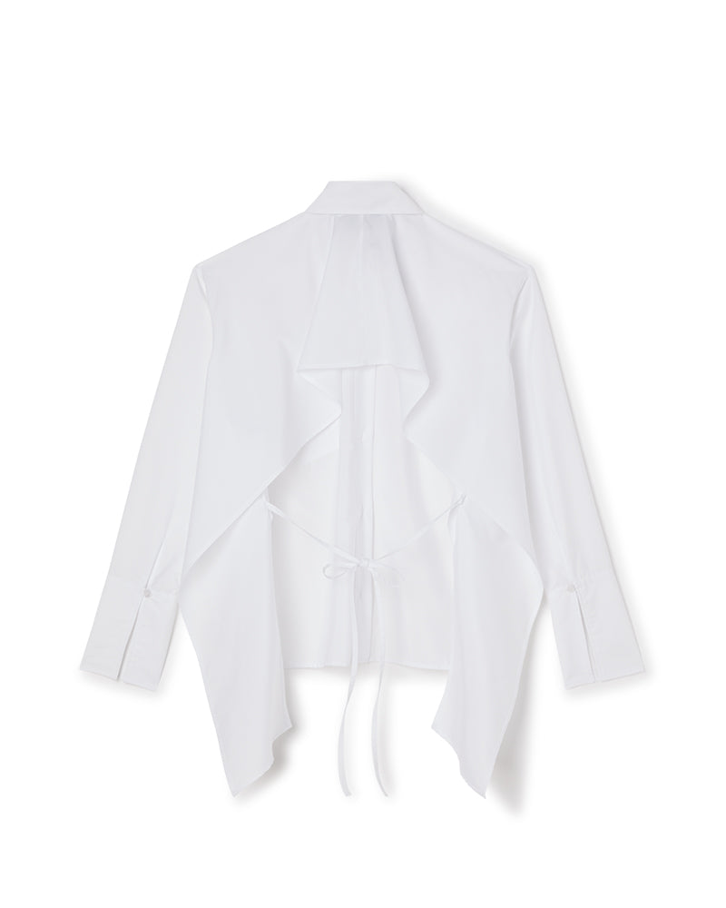 Viktor & Rolf-VOLANT BACK SHIRT-Shirts-Black-Deal-Outlet-by-ARCHIVIST