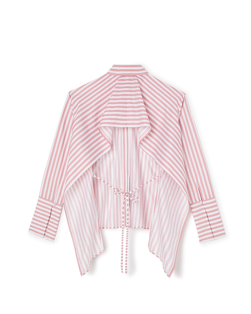 Viktor & Rolf-VOLANT BACK SHIRT-Shirts-Black-Deal-Outlet-by-ARCHIVIST