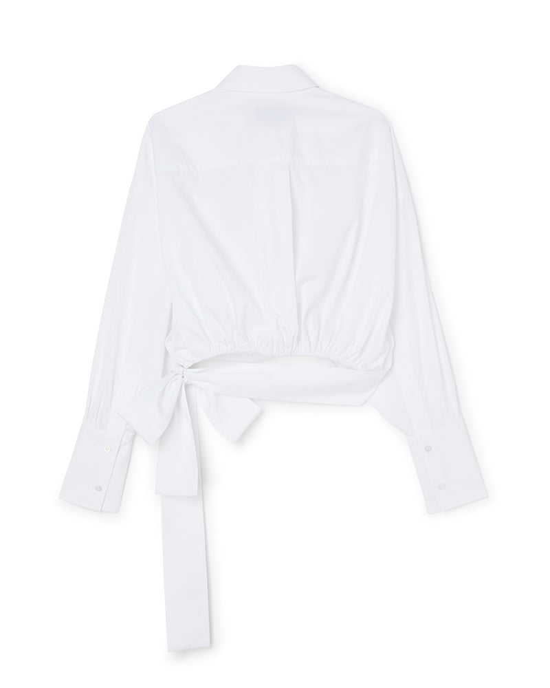 Viktor & Rolf-OVERSIZED WRAP SHIRT-Shirts-Black-Deal-Outlet-by-ARCHIVIST