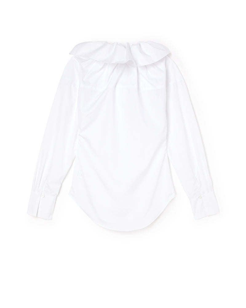 Viktor & Rolf-COUTURE RUFFLE SHIRT-Shirts-Black-Deal-Outlet-by-ARCHIVIST