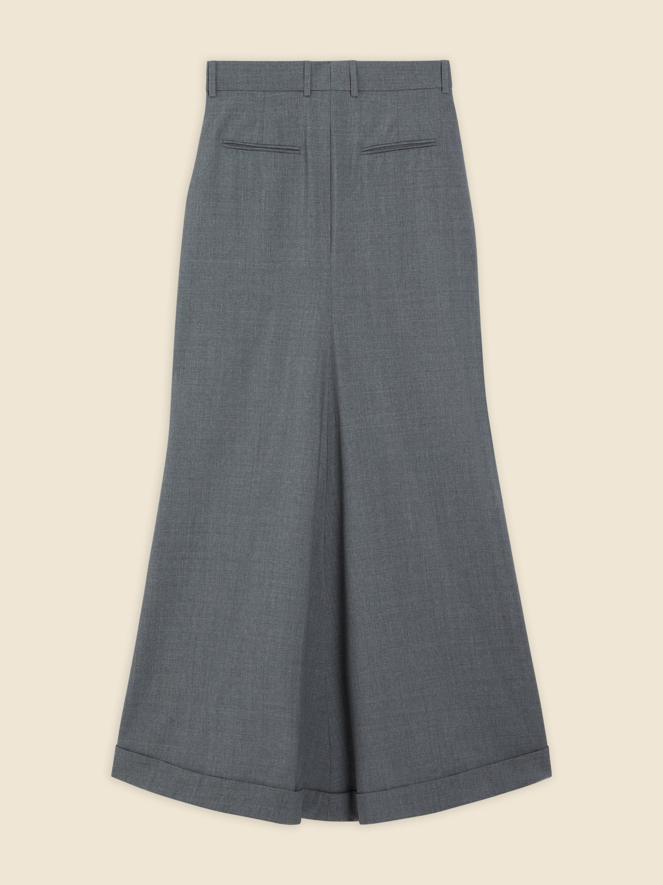 Viktor & Rolf-MAXI TAILORED SKIRT-Hosen-Black-Deal-Outlet-by-ARCHIVIST