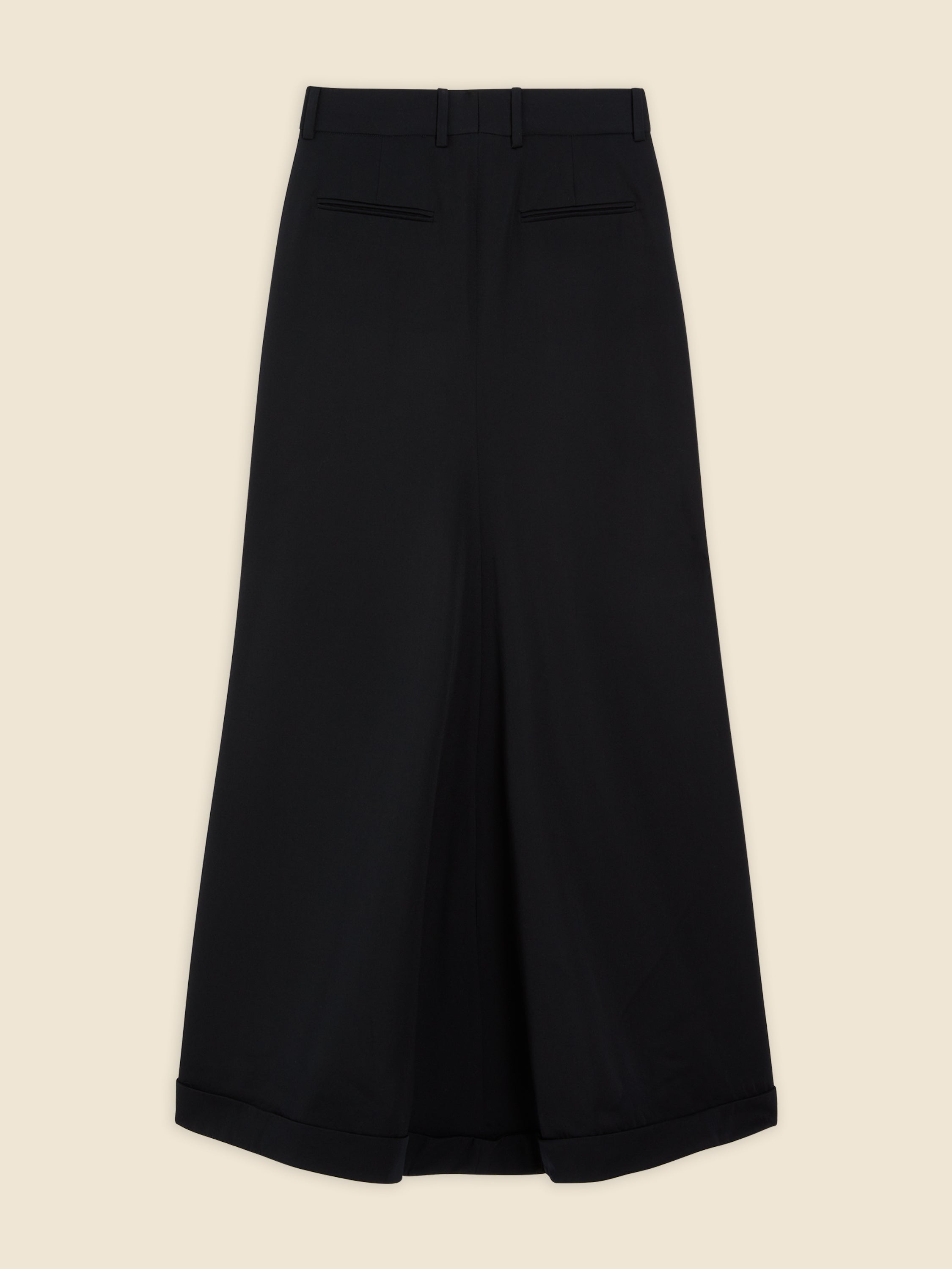 Viktor & Rolf-MAXI TAILORED SKIRT-Hosen-Black-Deal-Outlet-by-ARCHIVIST