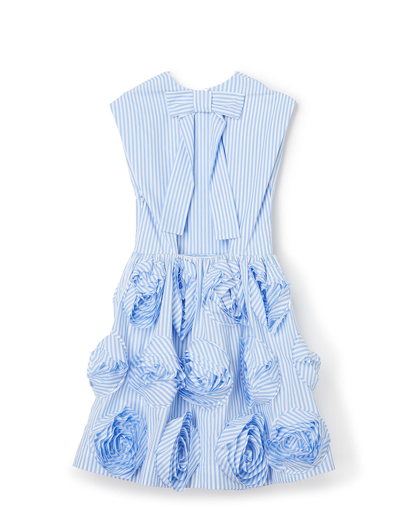 Viktor & Rolf-ROSE APPLIQUE MINI DRESS-Kleider & Röcke-Black-Deal-Outlet-by-ARCHIVIST