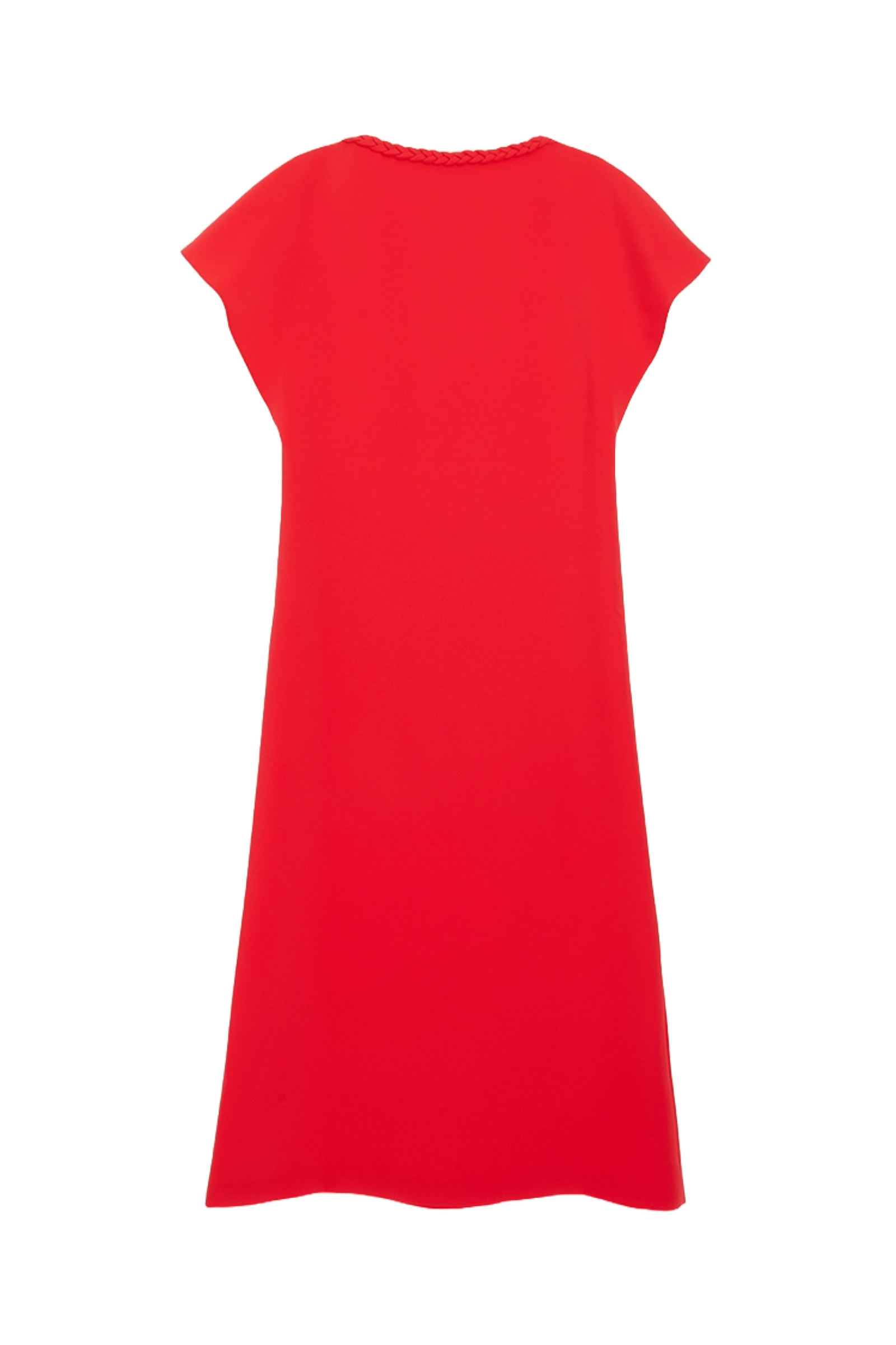 Viktor & Rolf-BRAID DETAIL MIDI DRESS-Kleider & Röcke-Black-Deal-Outlet-by-ARCHIVIST