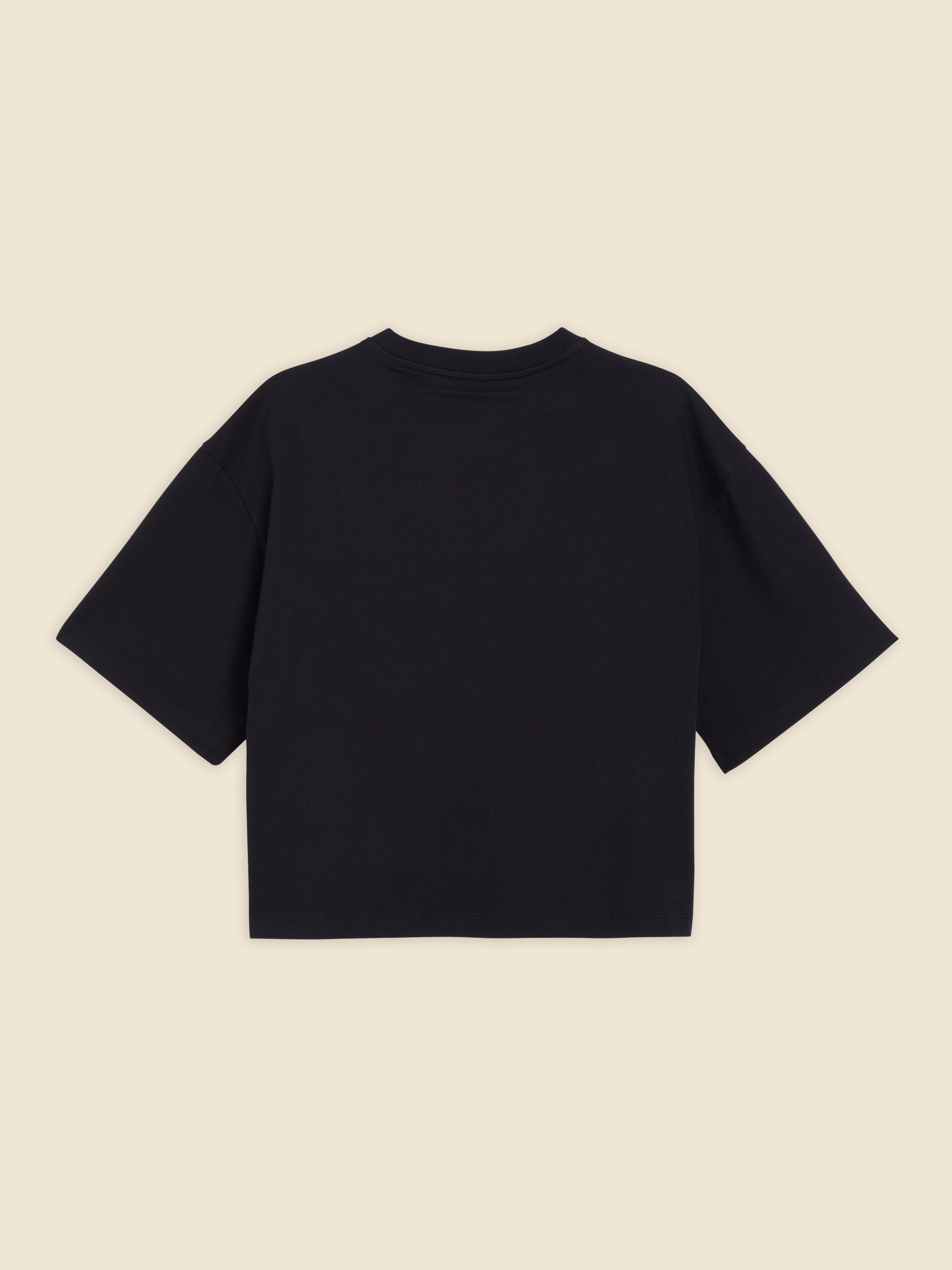 Viktor & Rolf-EMBROIDERY BOXY T-SHIRT-Shirts-Black-Deal-Outlet-by-ARCHIVIST