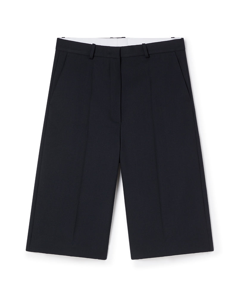 Viktor & Rolf-LOW WAIST TAILORED BOY SHORTS-Hosen-Black-Deal-Outlet-by-ARCHIVIST