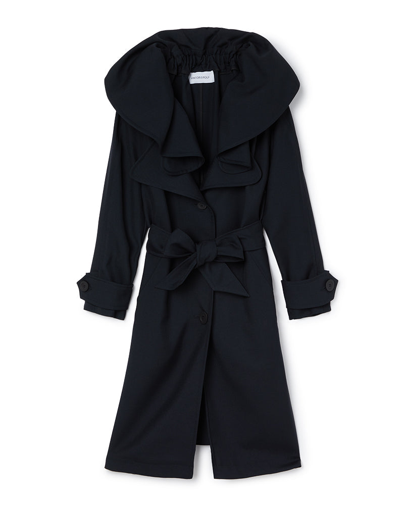 Viktor & Rolf-COUTURE TRENCH-Jacken & Mäntel-Black-Deal-Outlet-by-ARCHIVIST
