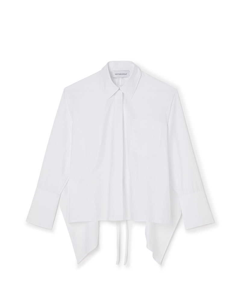 Viktor & Rolf-VOLANT BACK SHIRT-Shirts-Black-Deal-Outlet-by-ARCHIVIST