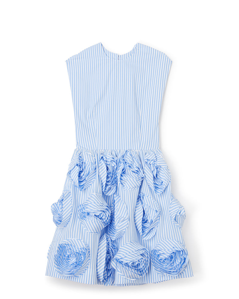 Viktor & Rolf-ROSE APPLIQUE MINI DRESS-Kleider & Röcke-Black-Deal-Outlet-by-ARCHIVIST