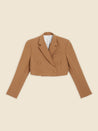 Viktor & Rolf-CROPPED BLAZER-Jacken & Mäntel-Black-Deal-Outlet-by-ARCHIVIST