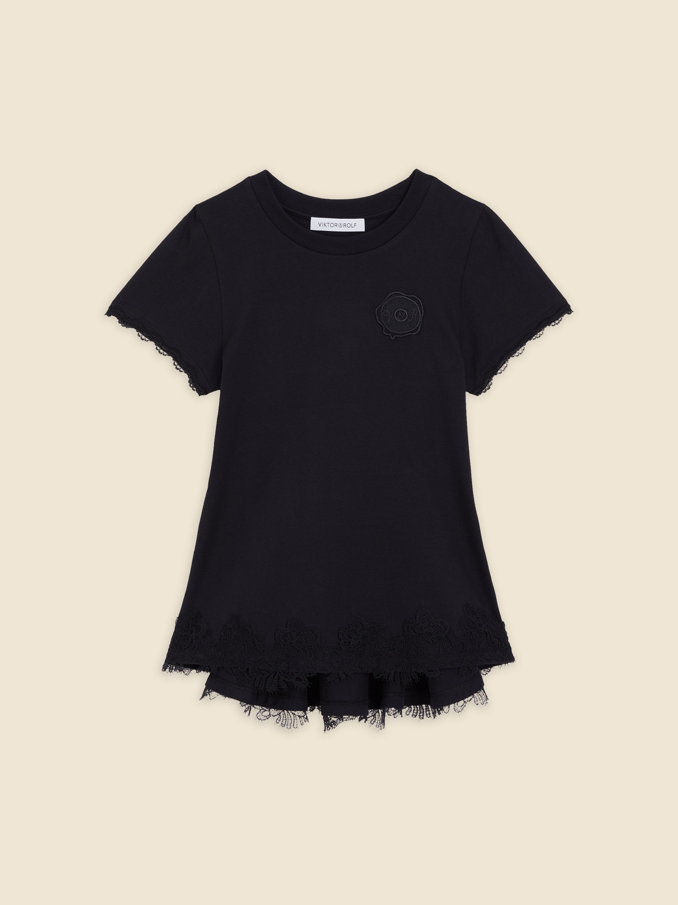 Viktor & Rolf-GODET T-SHIRT-Shirts-Black-Deal-Outlet-by-ARCHIVIST