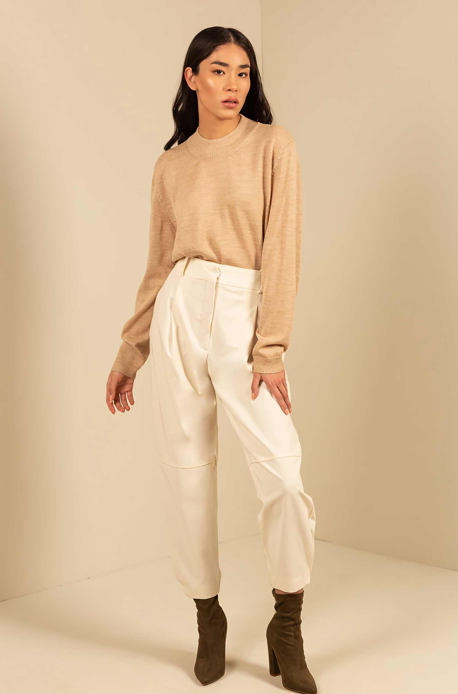 Verdancia-KUNA - Alpaka Damen Pullover Turtleneck - Anahi – 100 % Baby‑Alpaka-Pullover-Black-Deal-Outlet-by-ARCHIVIST