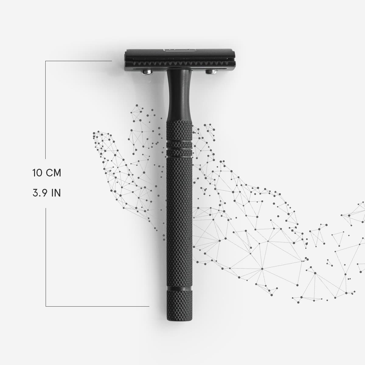 Sober-Rasierhobel Edelstahl schwarz matt-Rasierhobel-Black-Deal-Outlet-by-ARCHIVIST