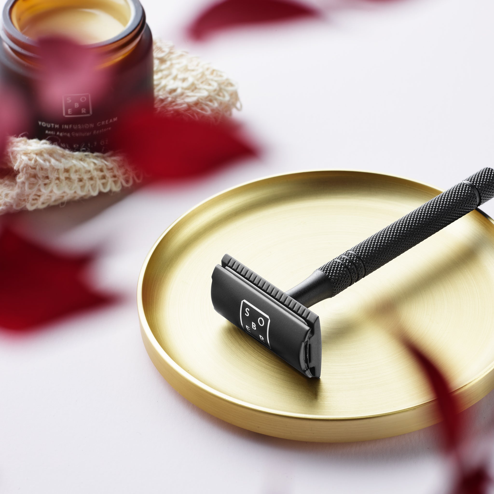 Sober-Rasierhobel Edelstahl schwarz matt-Rasierhobel-Black-Deal-Outlet-by-ARCHIVIST