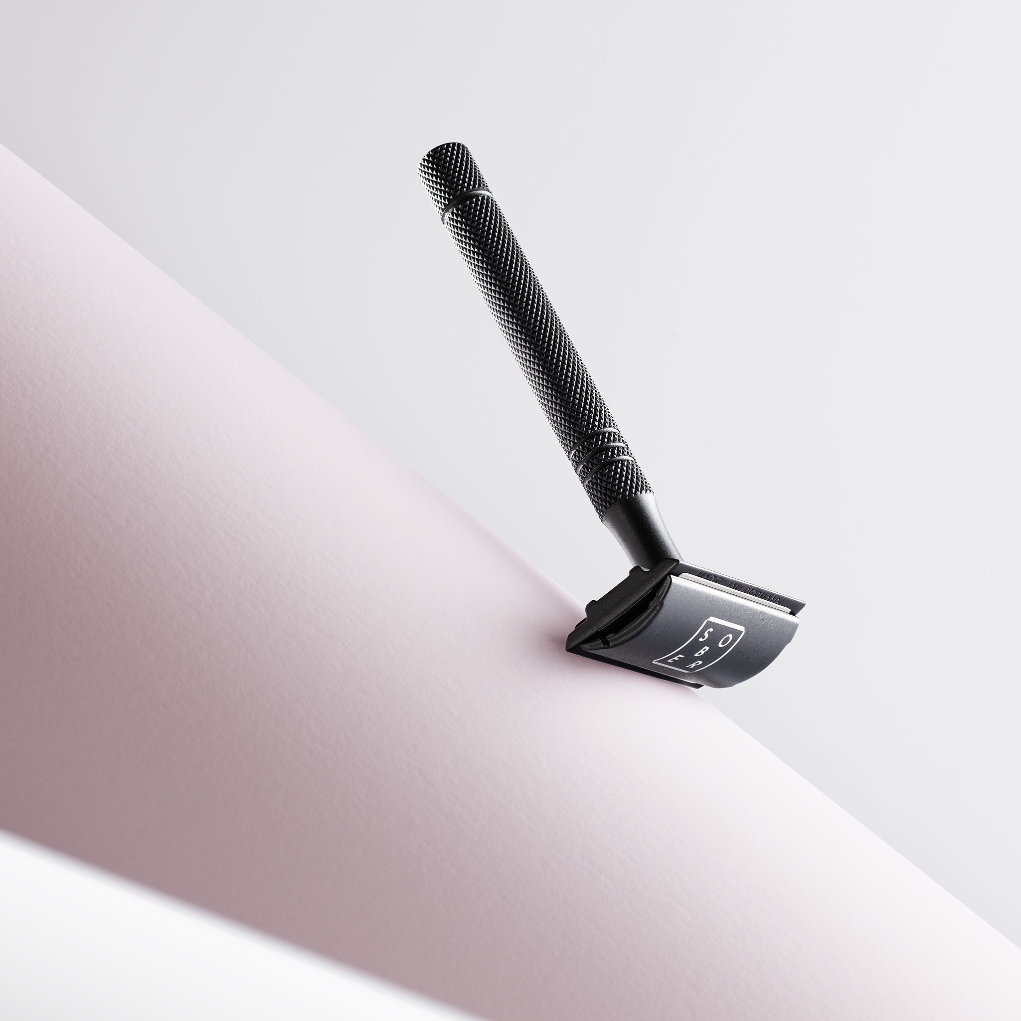 Sober-Rasierhobel Edelstahl schwarz matt-Rasierhobel-Black-Deal-Outlet-by-ARCHIVIST