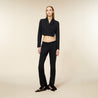 Viktor & Rolf-SLIM FLARE PANTS-Hosen-Black-Deal-Outlet-by-ARCHIVIST