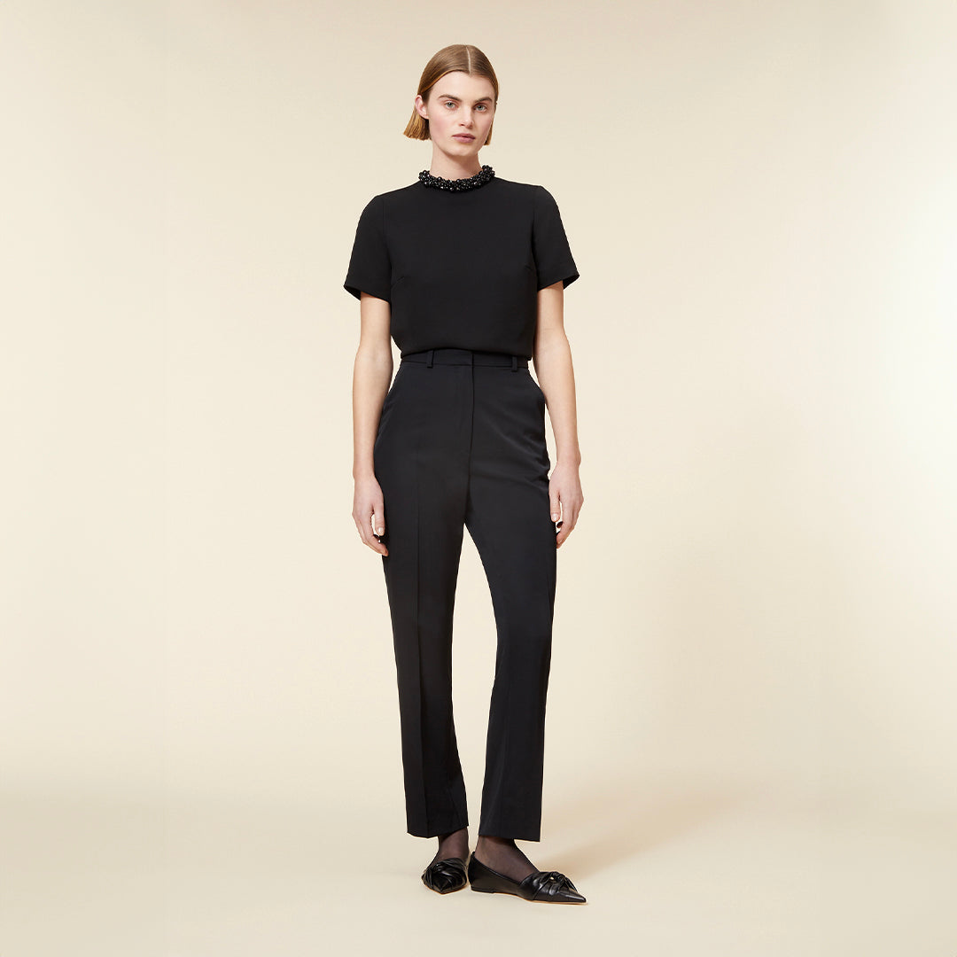 CIGARETTE WOOL TROUSERS