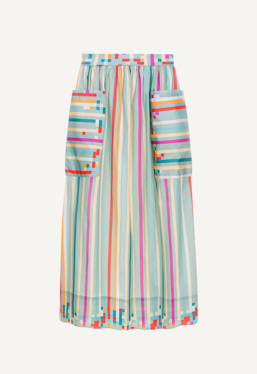 The Tekla Skirt-Kleider & Röcke-Antonia Zander-OUTLET-XS-aqua-ARCHIVIST-ARCHIVE-SALE