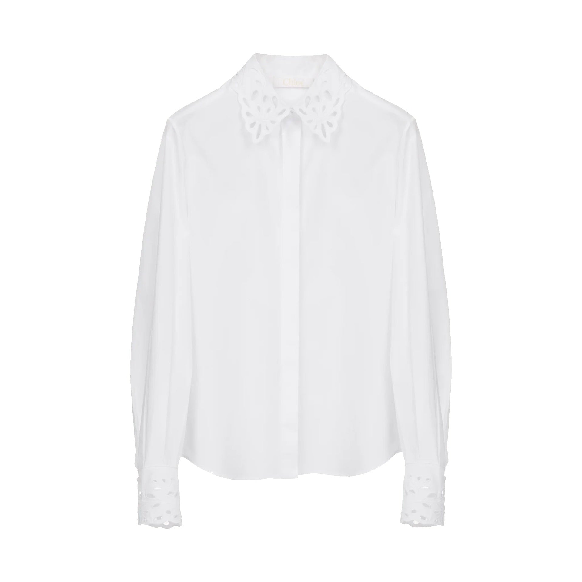 Chloe' Cotton Embroidered Shirt