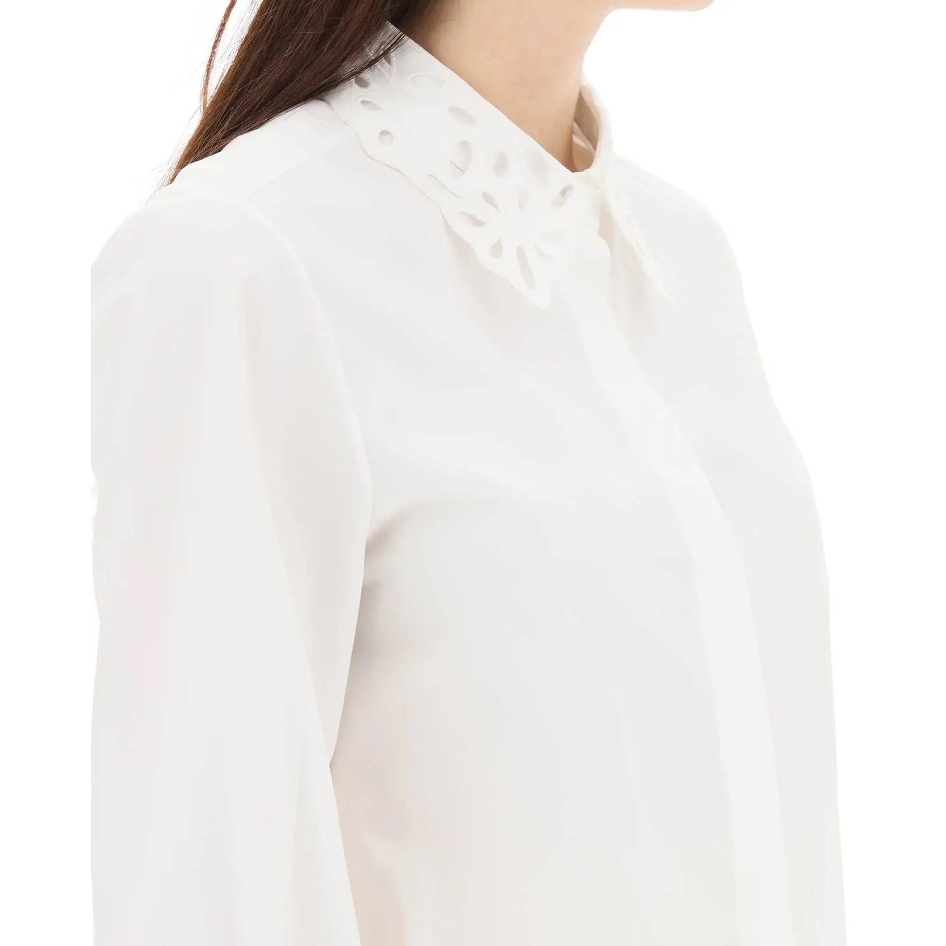 Chloe' Cotton Embroidered Shirt
