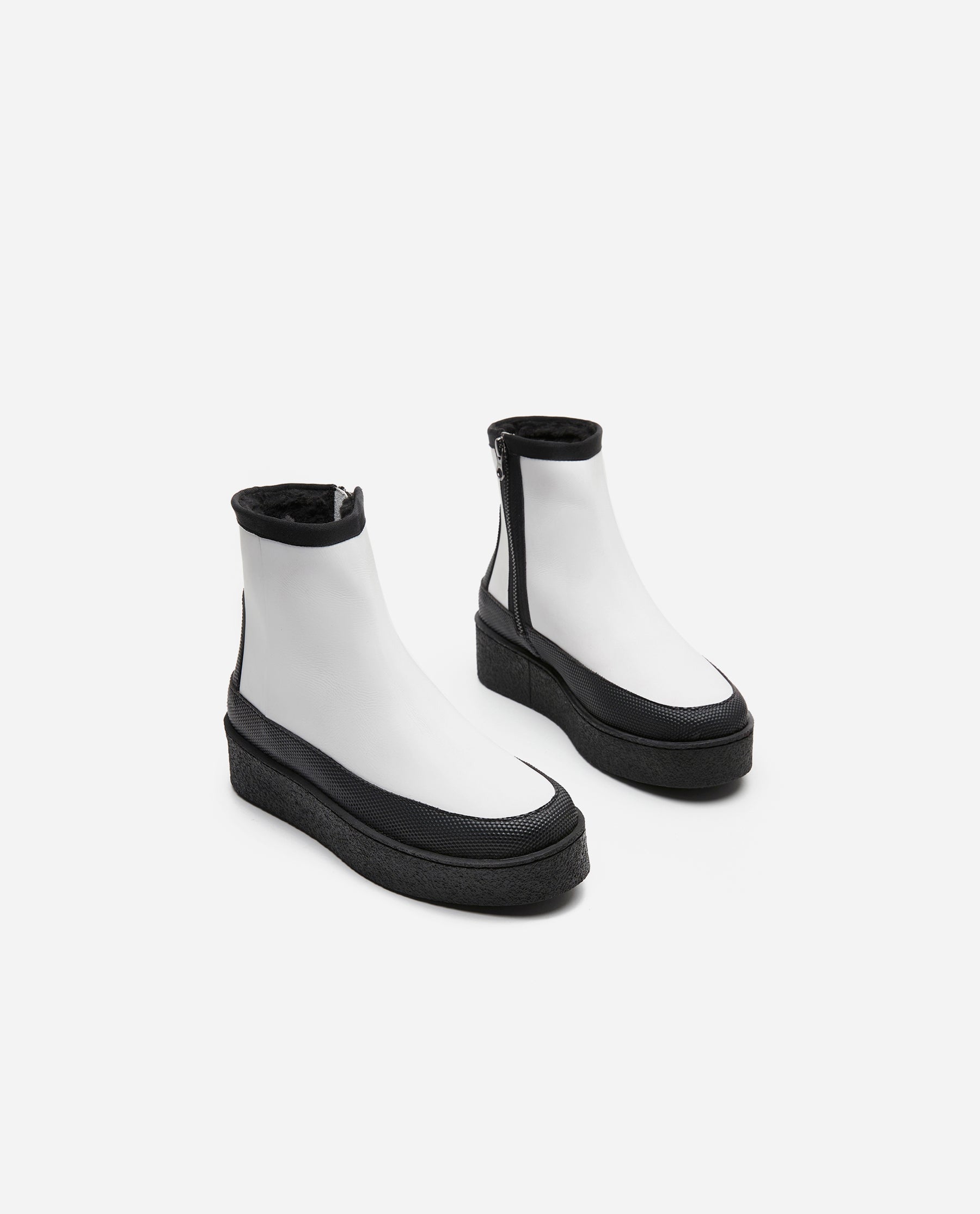 Aria White Coated Leather-Schuhe-Flattered-OUTLET-ARCHIVIST-ARCHIVE-SALE