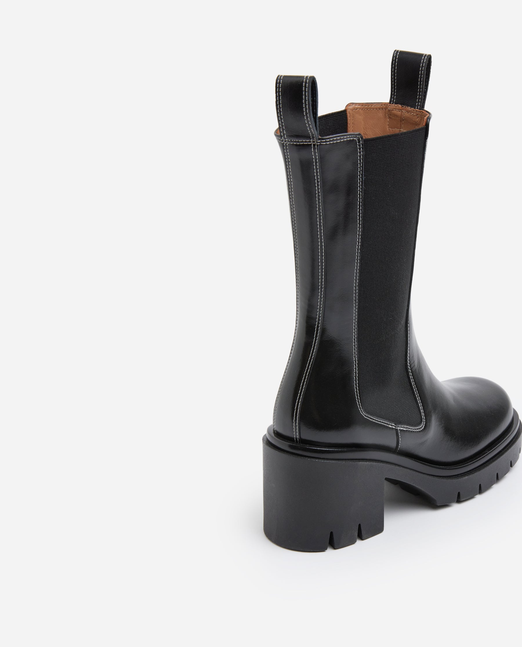 Lulu Leather Black Contrast-Schuhe-Flattered-OUTLET-ARCHIVIST-ARCHIVE-SALE