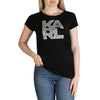 KARL-LAGERFELD-OUTLET-SALE-T-Shirt mit Logo Print-ARCHIVIST