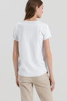 LUISA-CERANO-OUTLET-SALE-T-Shirt mit U-Neck-ARCHIVIST