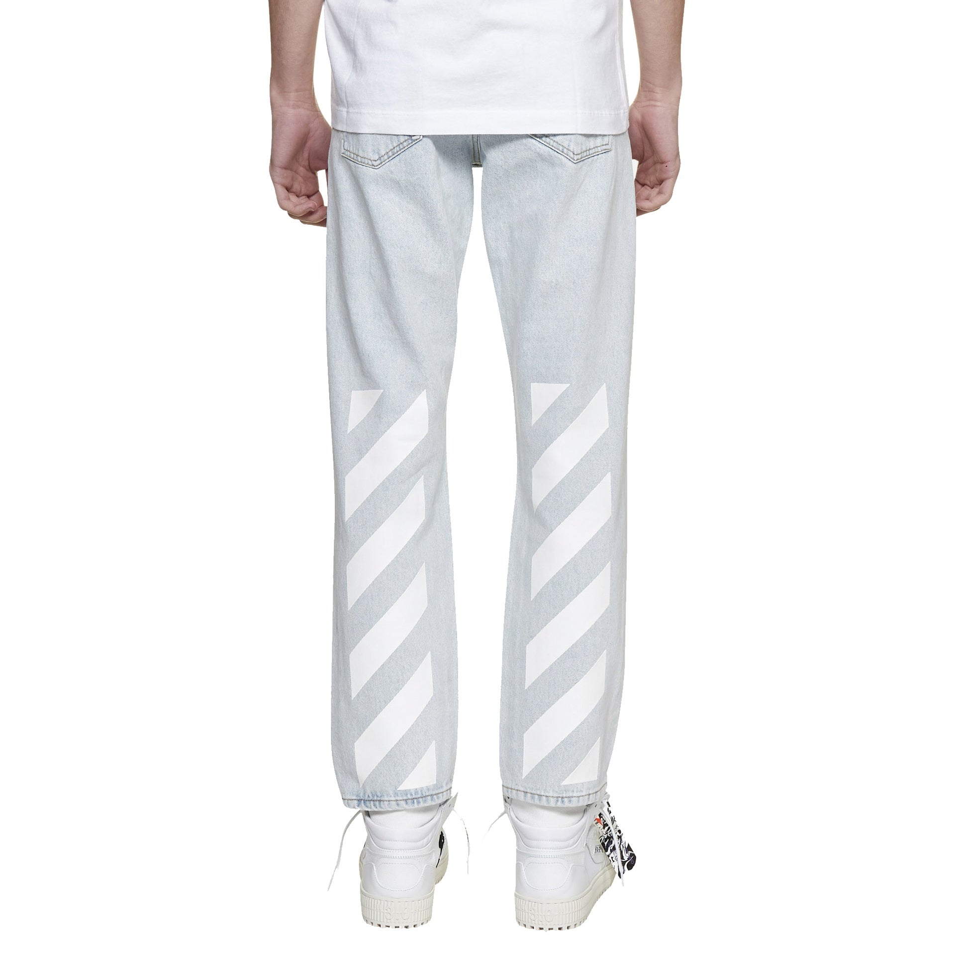 Off-White Slim Fit Diag Jeans