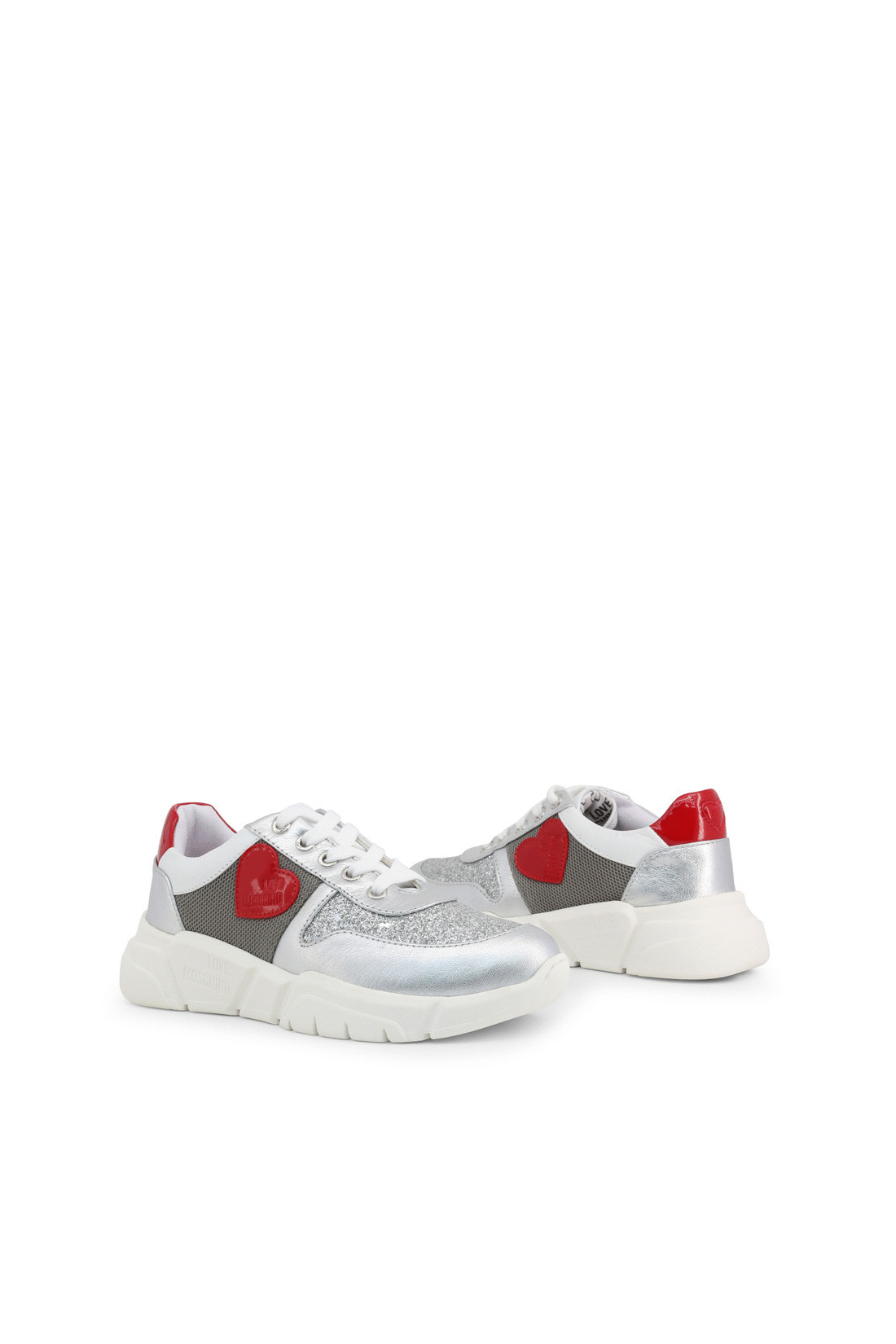 Heart patch sneakers