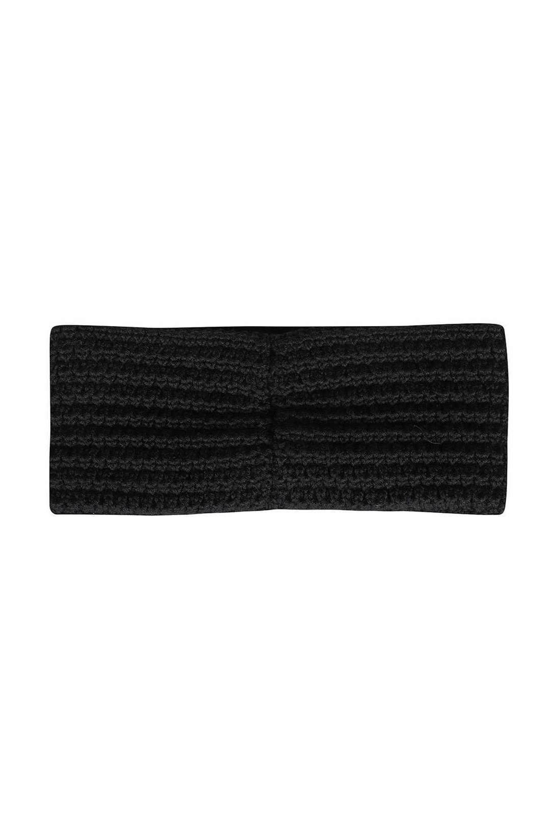 Knitted headband with logo