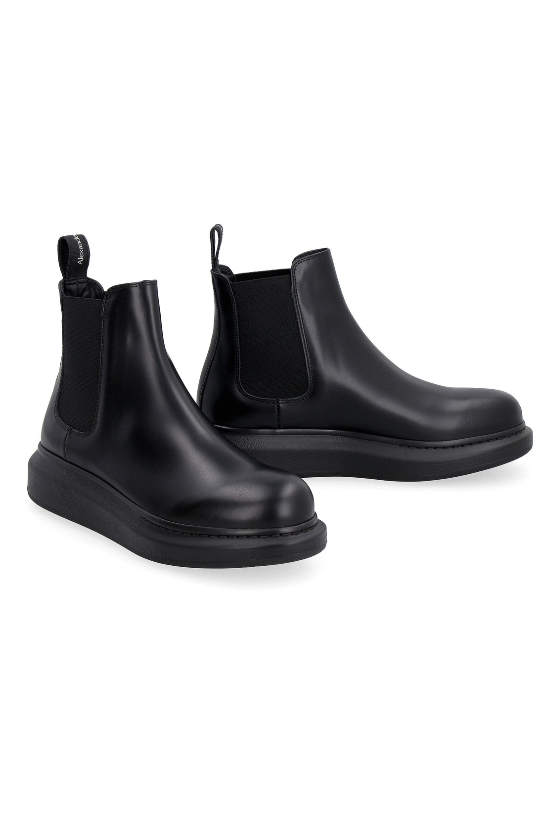 Hybrid leather Chelsea boots