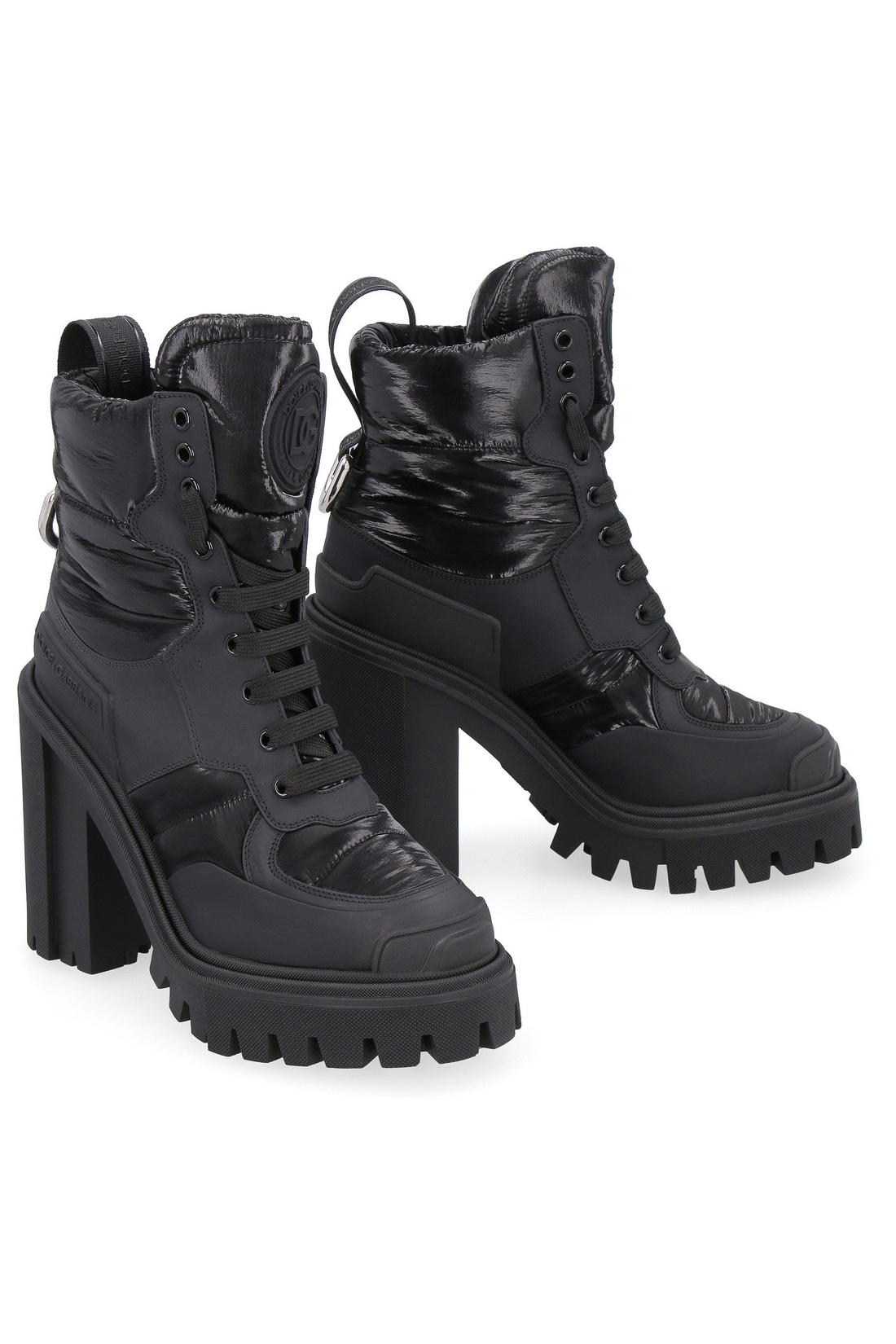 Lace-up ankle boots