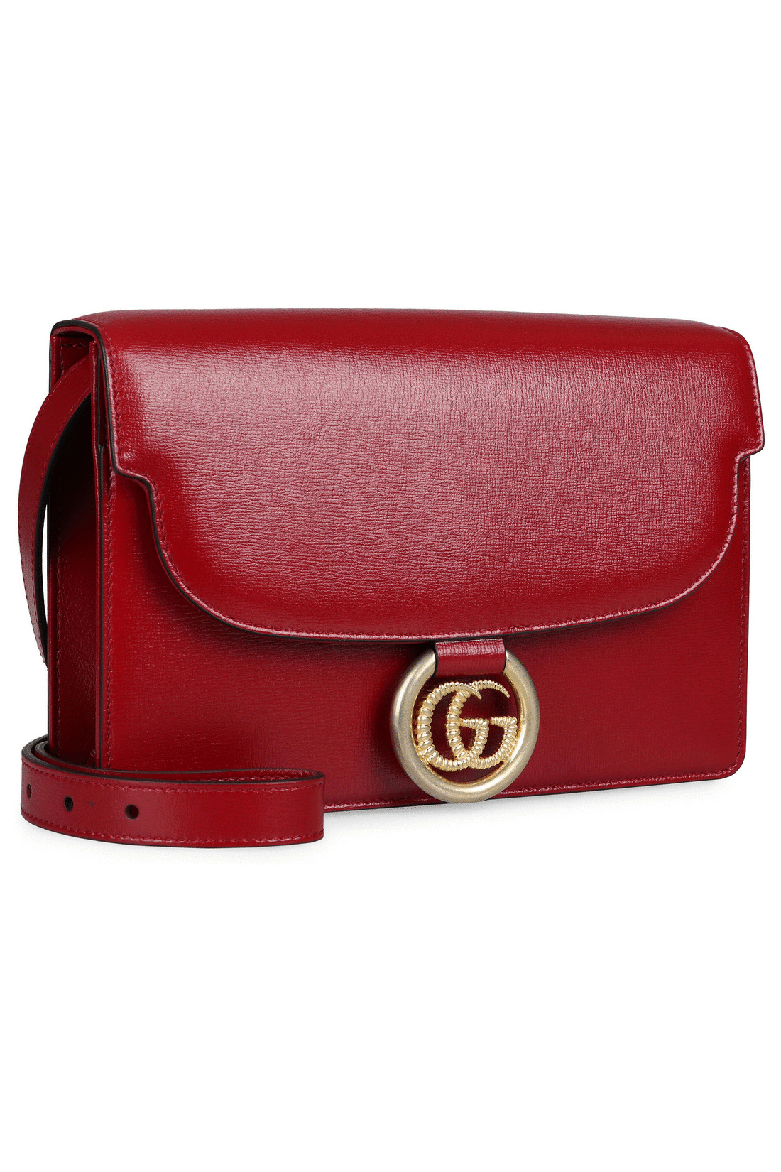 GG Ring leather mini shoulder bag